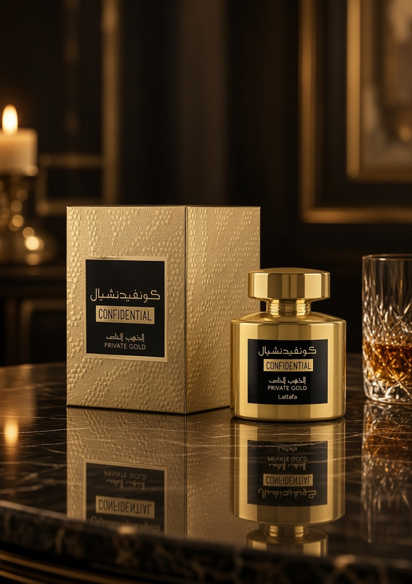Eau de parfum Confidential Private Gold - Lattafa 100 ML