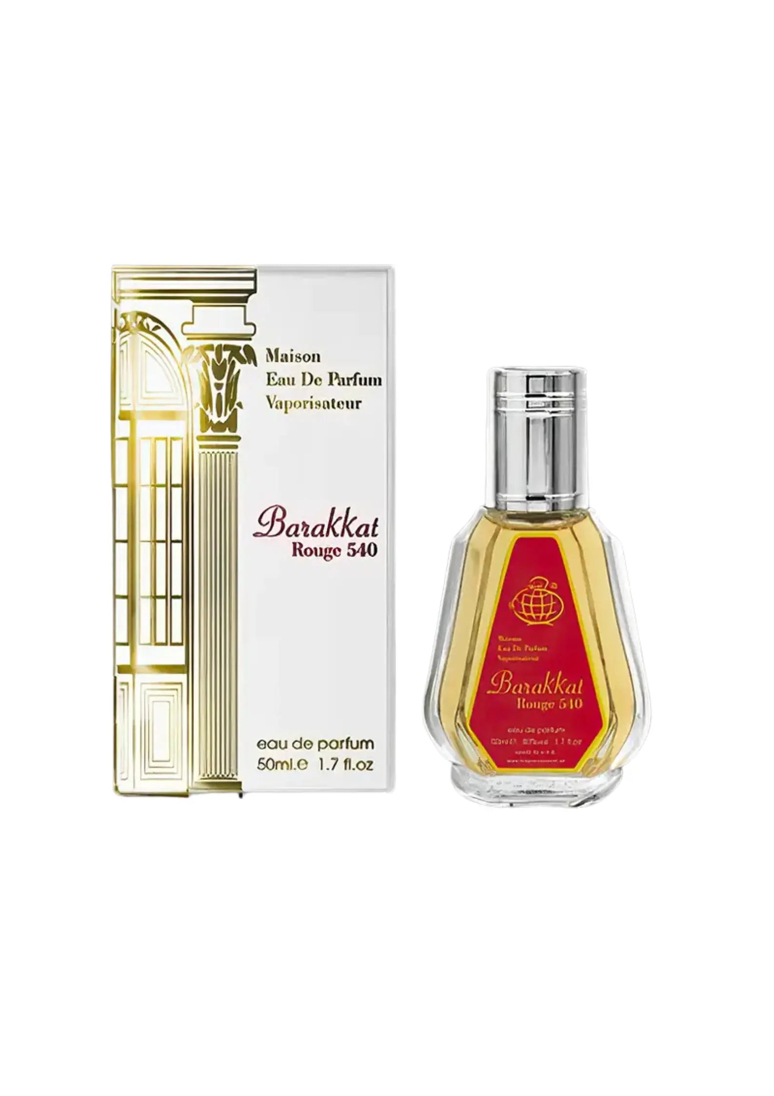 Eau de Parfum Barakkat Rouge 540 Fragrance World 50 ML - PDS SHOP