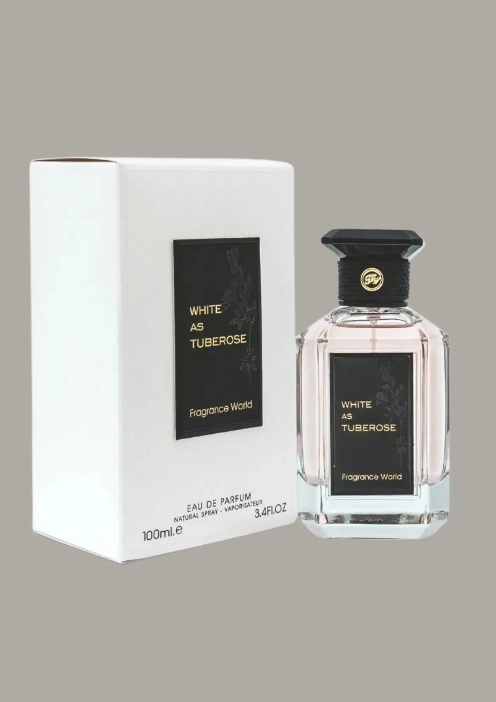 Eau de Parfum White as Tuberose - Fragrance World 100 ML Inspiration : Musc Outreblanc - Guerlain
