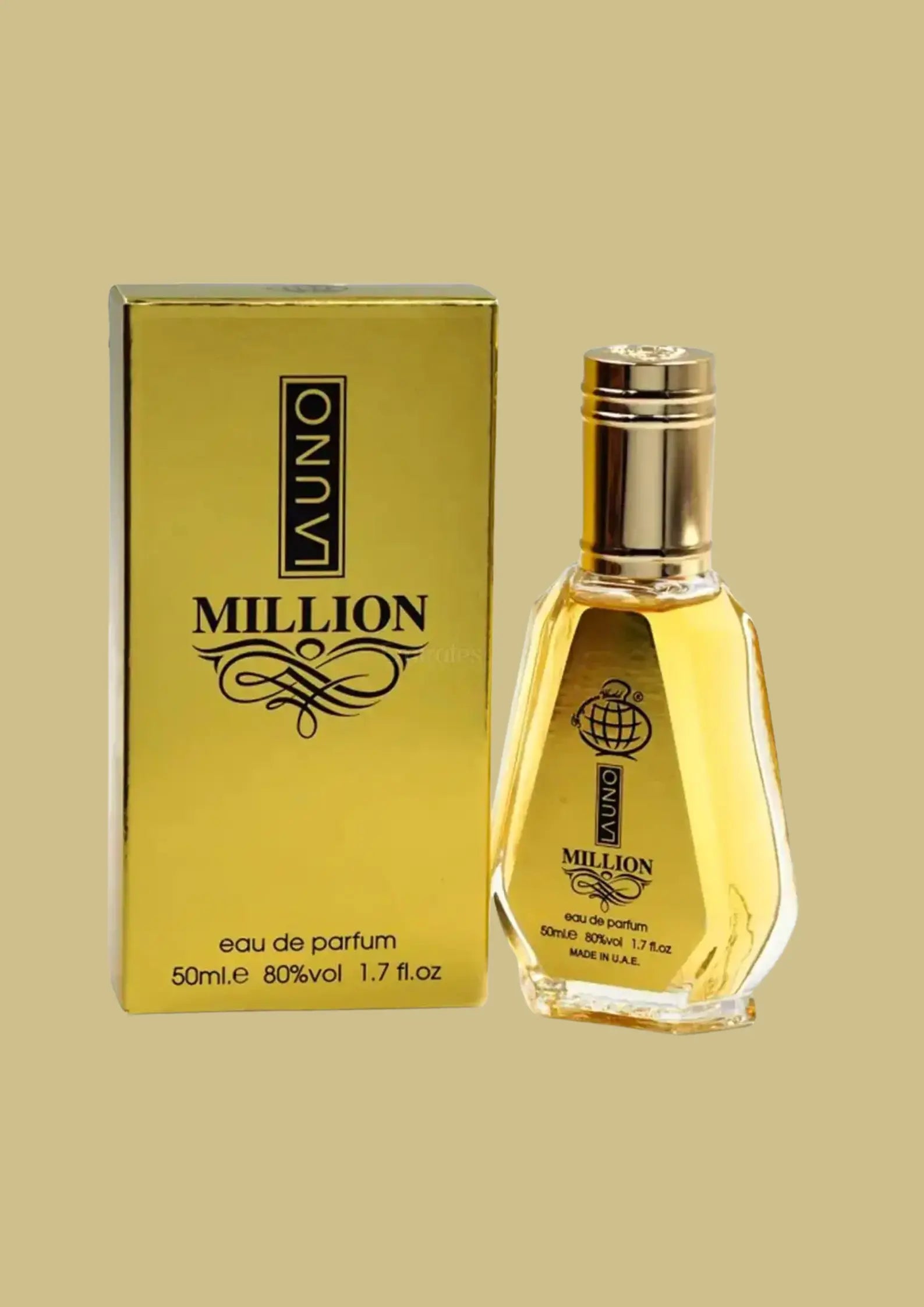 Eau de parfum La Uno Million - Fragrance World 50 ML Inspiration : One Million - Paco Rabanne