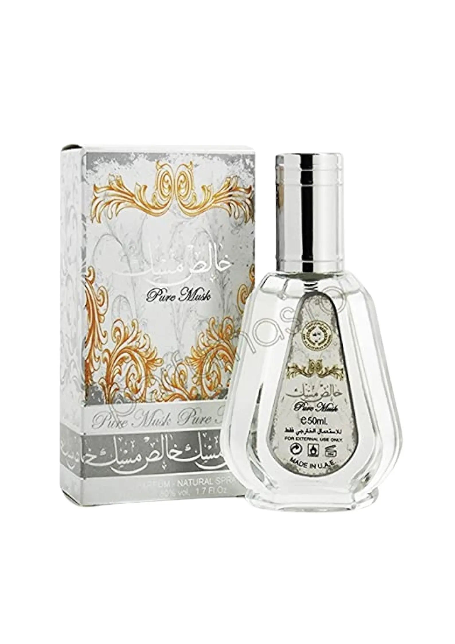Eau de parfum Pure Musk - Ard Al Zaafaran 50 ML Inspiration : Musc Blanc - Narciso Rodriguez