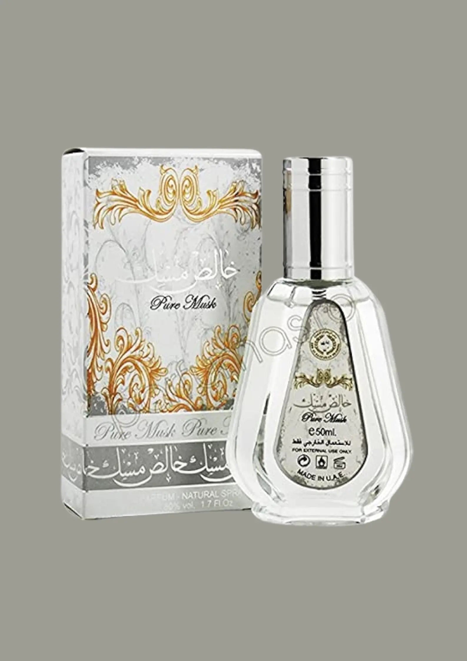 Eau de parfum Pure Musk - Ard Al Zaafaran 50 ML Inspiration : Musc Blanc - Narciso Rodriguez