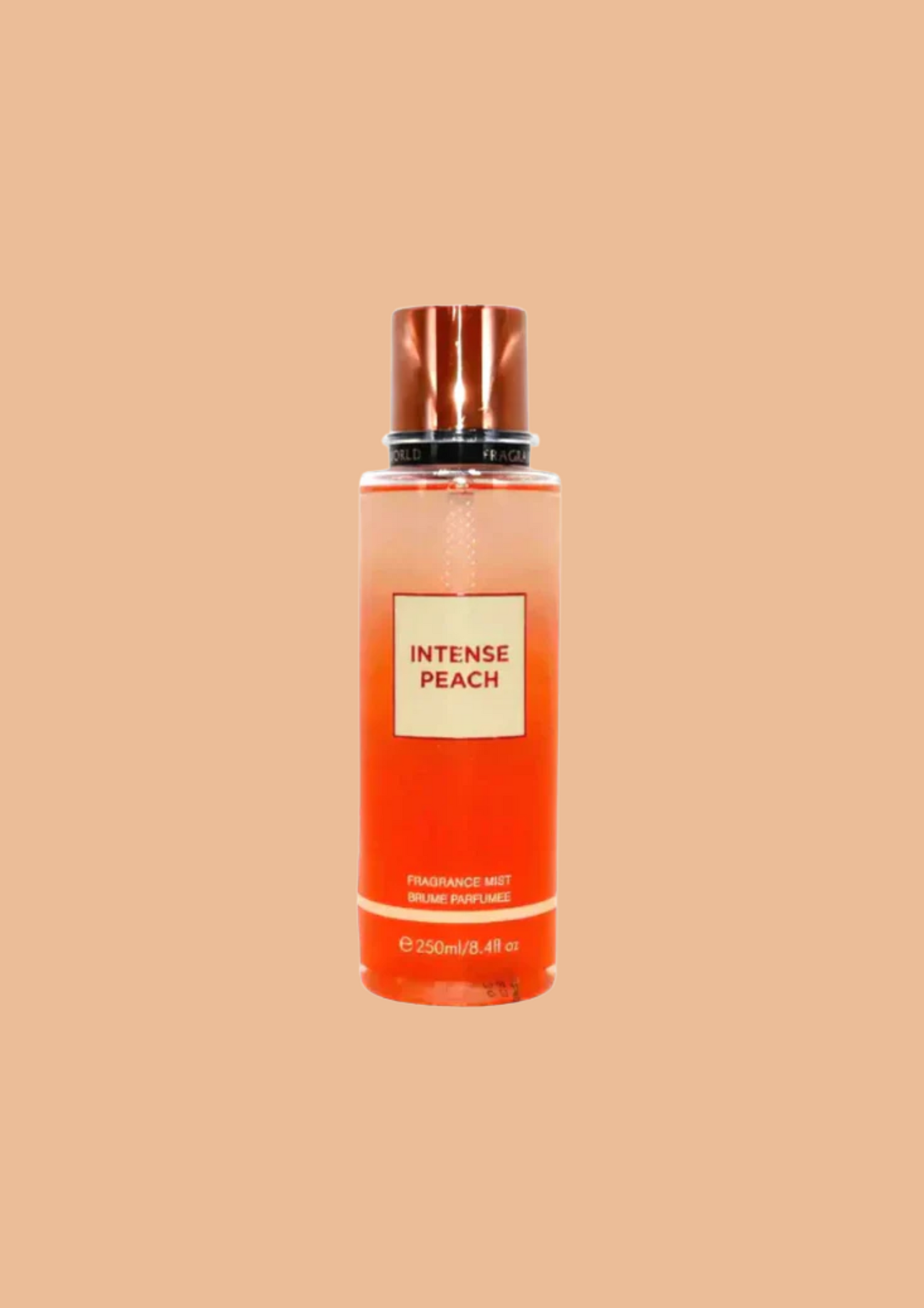 Brume Intense Peach - FRAGRANCE WORLD 250 ML