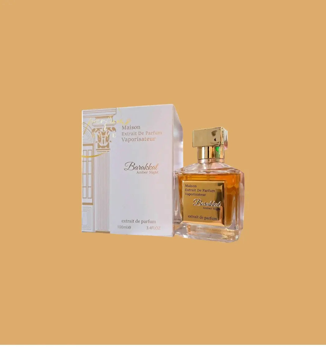 Extrait de Parfum Barakkat Amber Night - Fragrance World 100 ML Inspiration : Grand Soir - Maison Francis Kurkdjian
