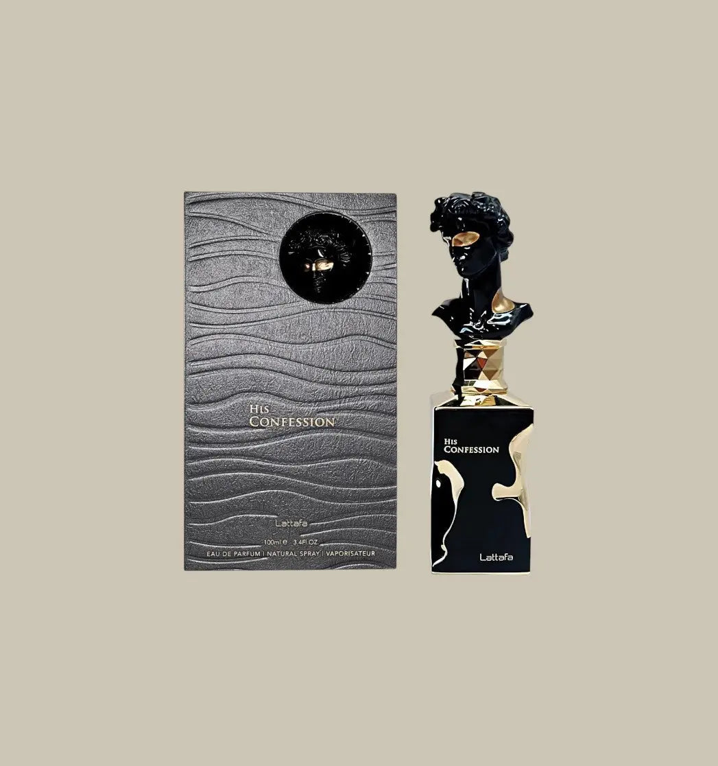 Eau de Parfum His Confession - Lattafa 100 ML Inspiration : Black Tie - Celine