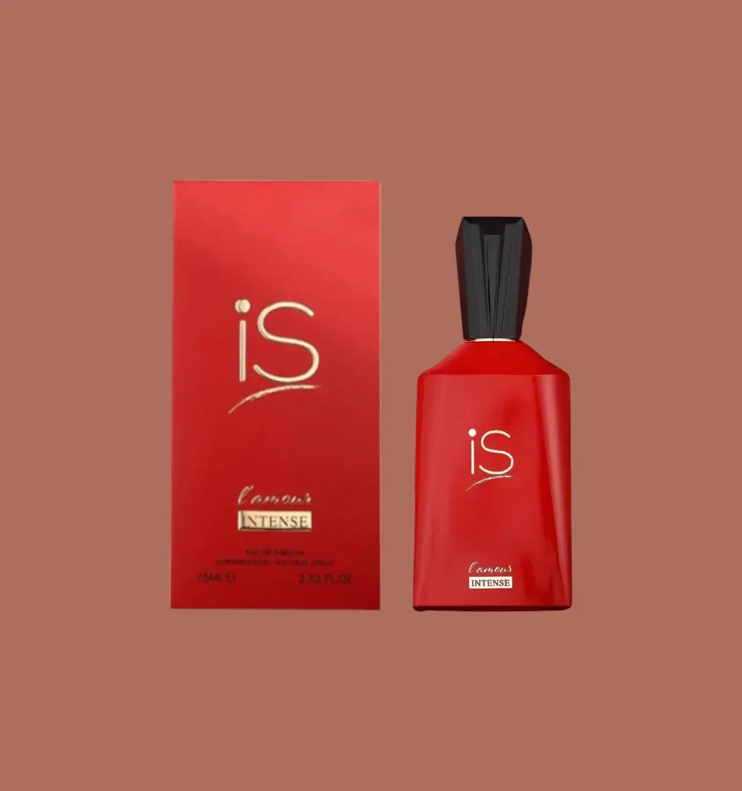 Eau de Parfum IS Amour Intense - Fragrance World 75 ML Inspiration : Si Passione Intense - Armani