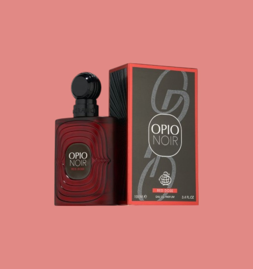 Eau de Parfum Opio Noir Red Dose - Fragrance world 100 ML