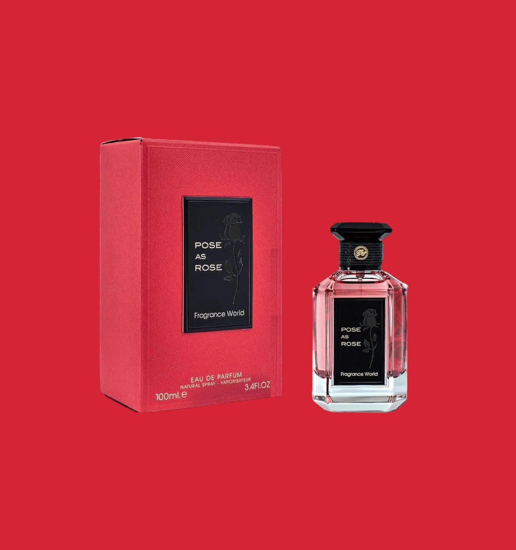 Eau de Parfum Pose as Rose - Fragrance World 100 ML