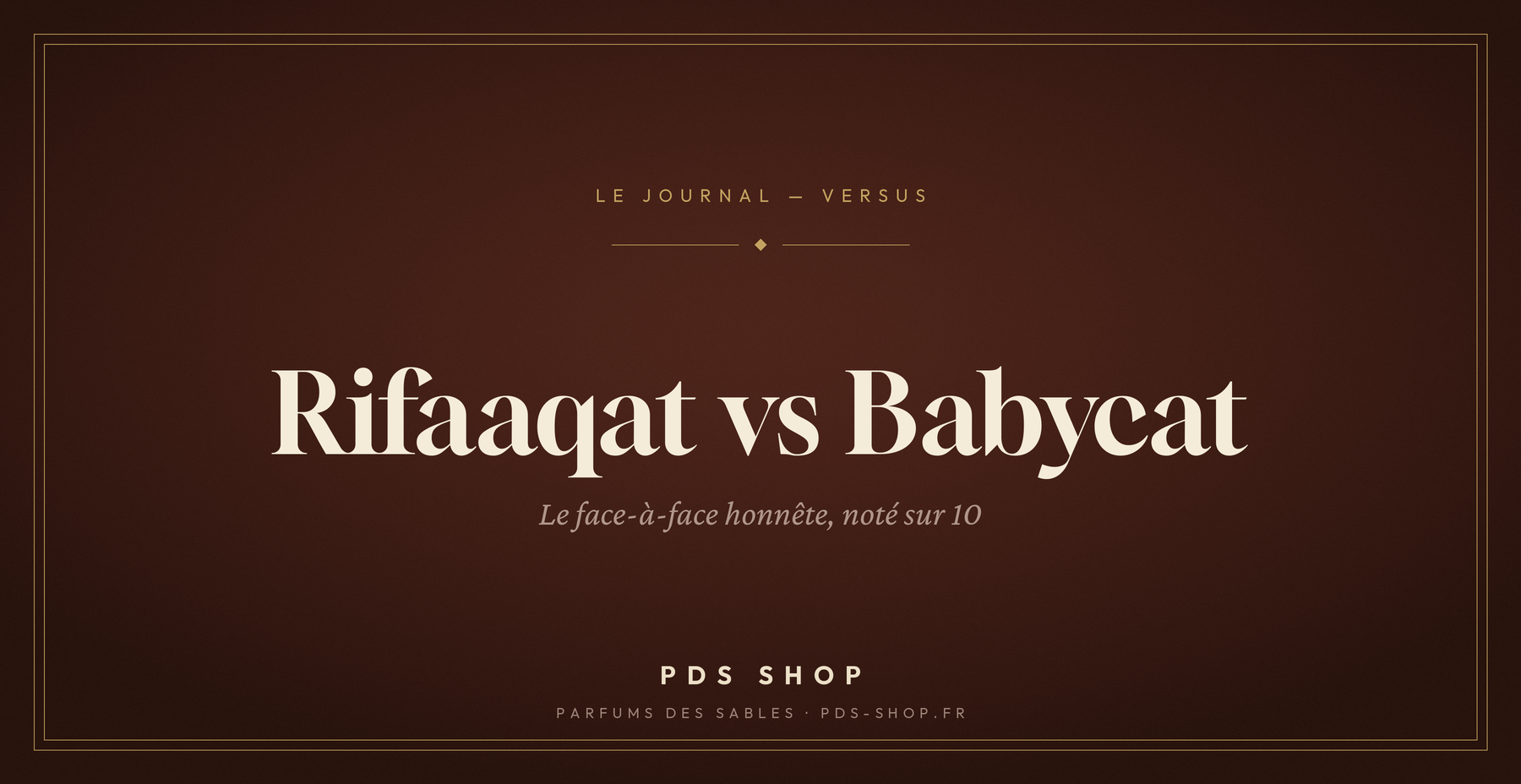 Rifaaqat vs Babycat (YSL) : le comparatif honnête (8,2/10)