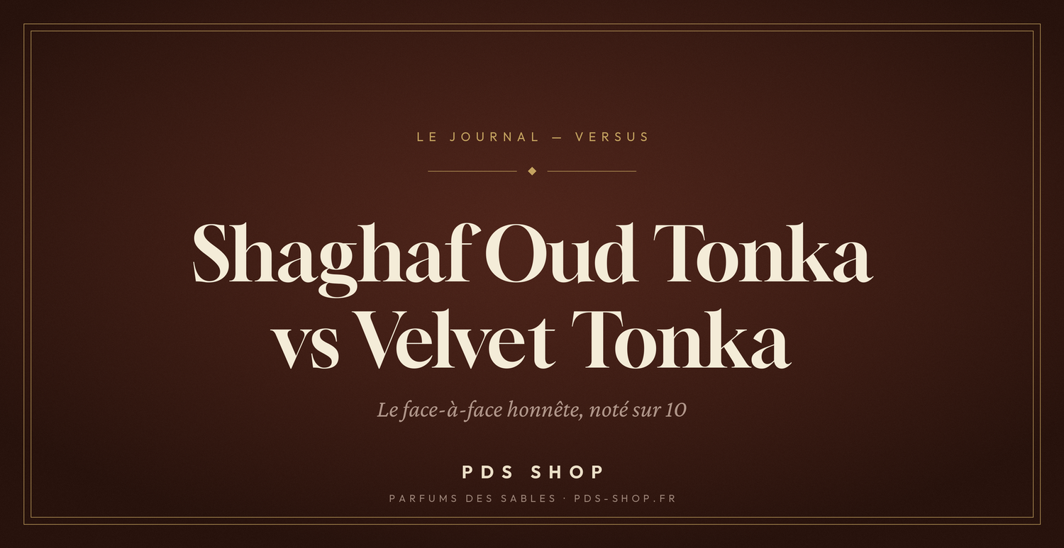 Shaghaf Oud Tonka vs Velvet Tonka (BDK) : le comparatif (8,4/10)