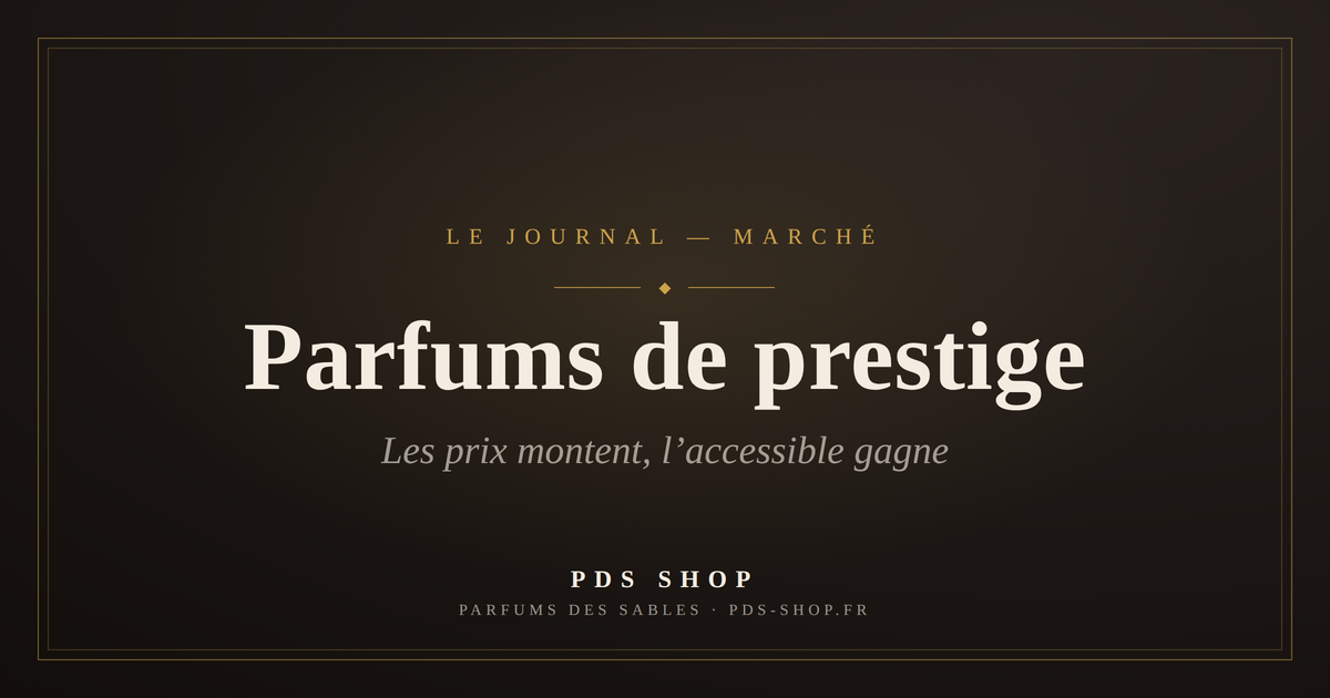Parfums de prestige : les prix montent, l'accessible gagne