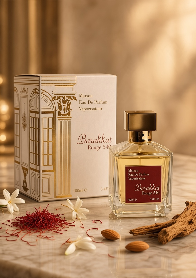Eau de Parfum Barakkat Rouge 540 - Fragrance World 100 ML