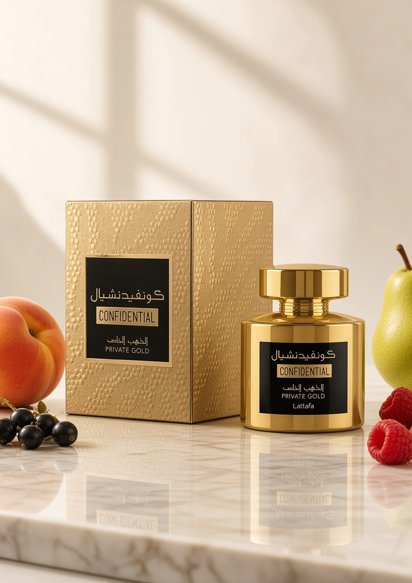 Eau de parfum Confidential Private Gold - Lattafa 100 ML