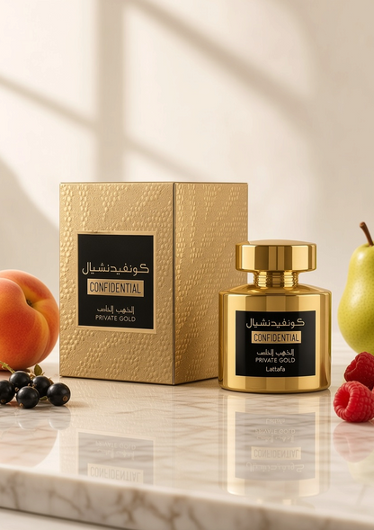 Eau de parfum Confidential Private Gold - Lattafa 100 ML