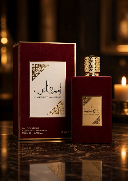 Eau de parfum Ameerat Al Arab rouge - Asdaaf 100 ML