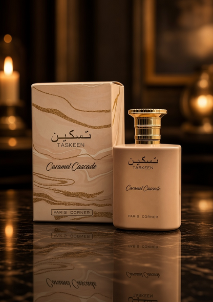 Eau de Parfum Taskeen Caramel Cascade - Paris Corner 100 ML
