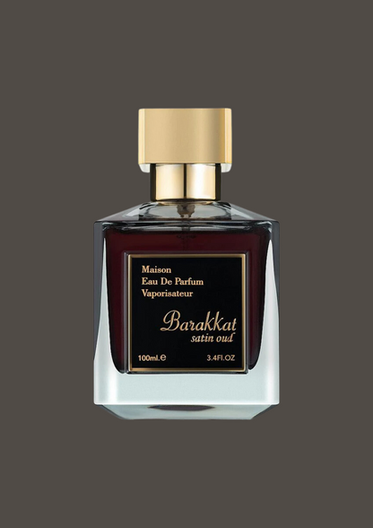 Eau de Parfum Barakkat Satin Oud - Fragrance World 100 ML