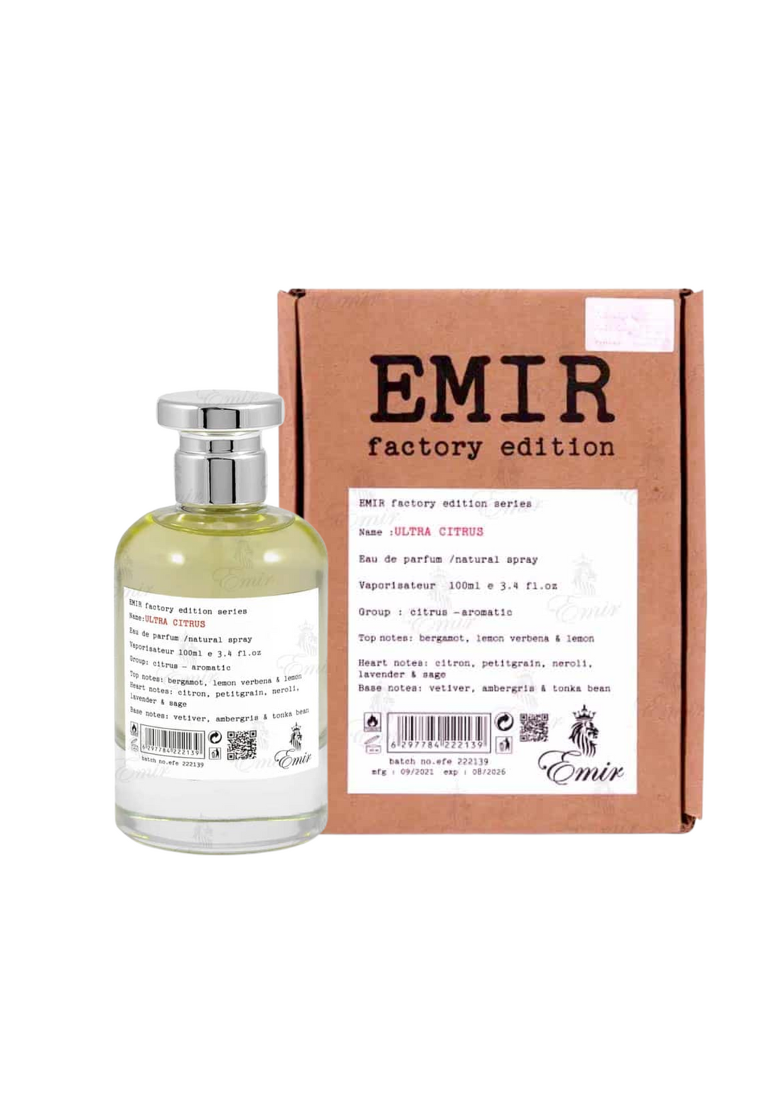 Eau de parfum Ultra Citrus - Emir 100 ML