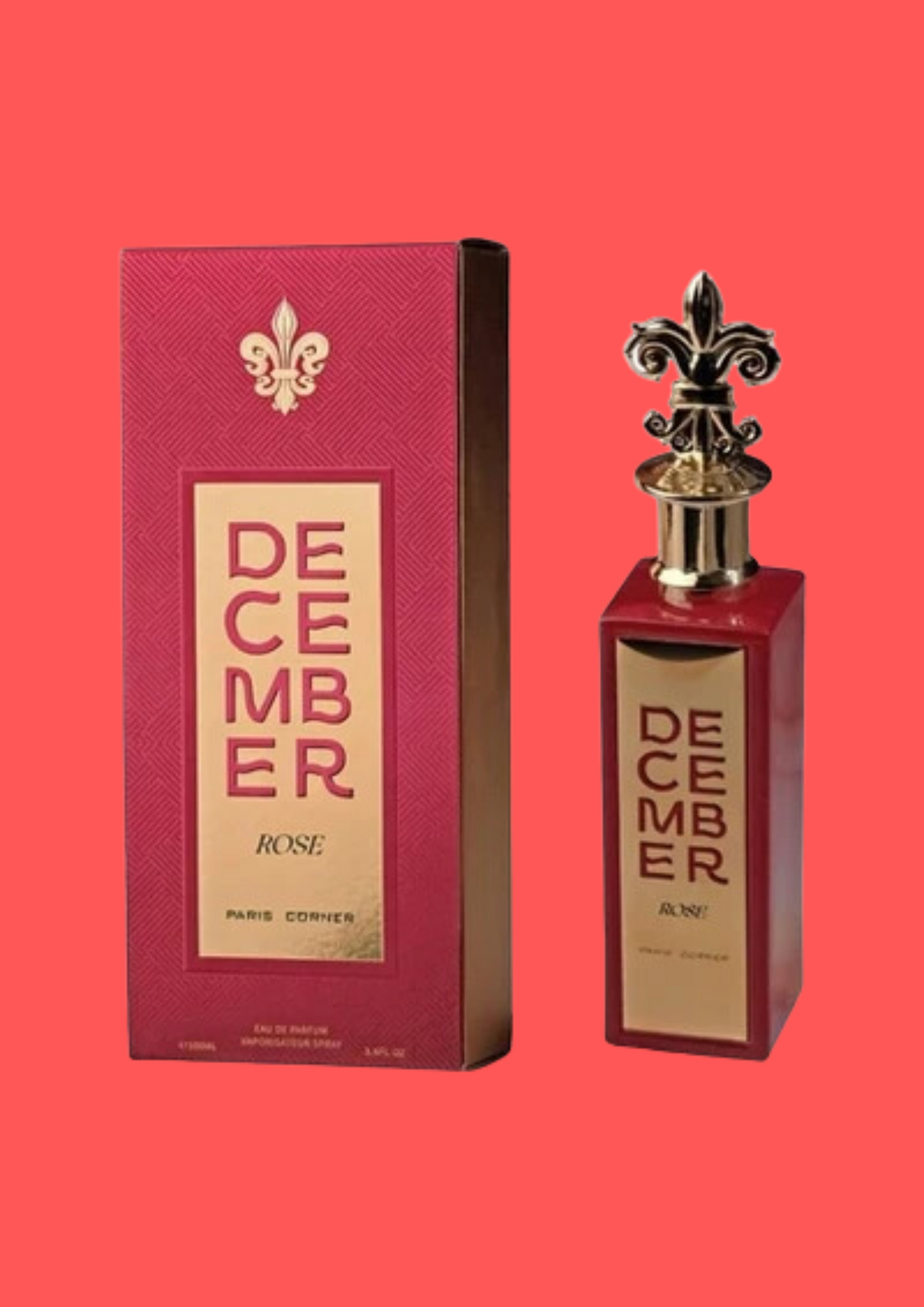 Eau de Parfum December Rose - Paris Corner 85 ML