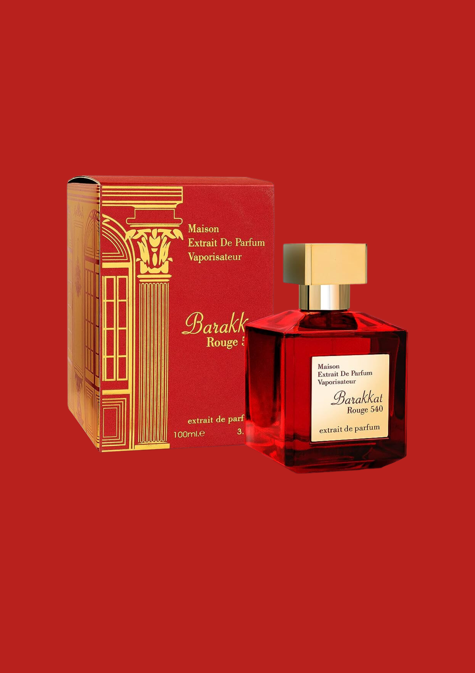 Eau de Parfum Barakkat Rouge 540 - Fragrance World 100 ML