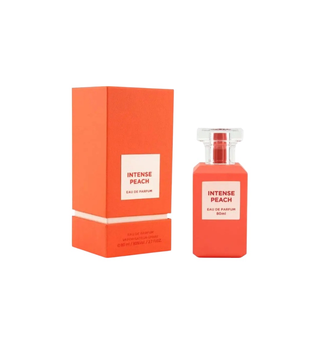 Eau de Parfum Intense Peach Fragrance World 80 ML - PDS SHOP