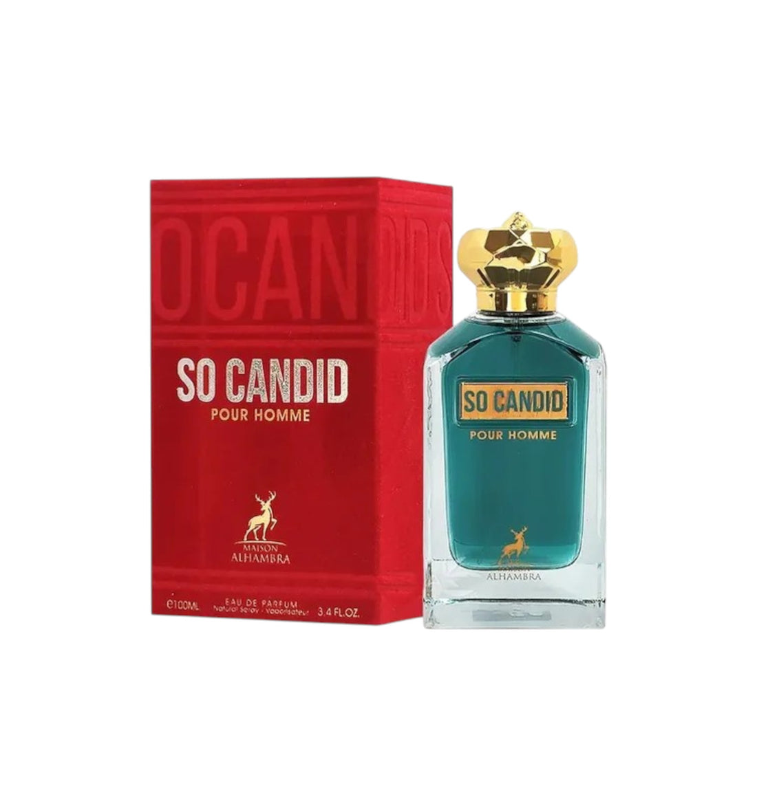 Eau de Parfum So Candid Pour Homme Maison Alhambra 100 ML - PDS SHOP