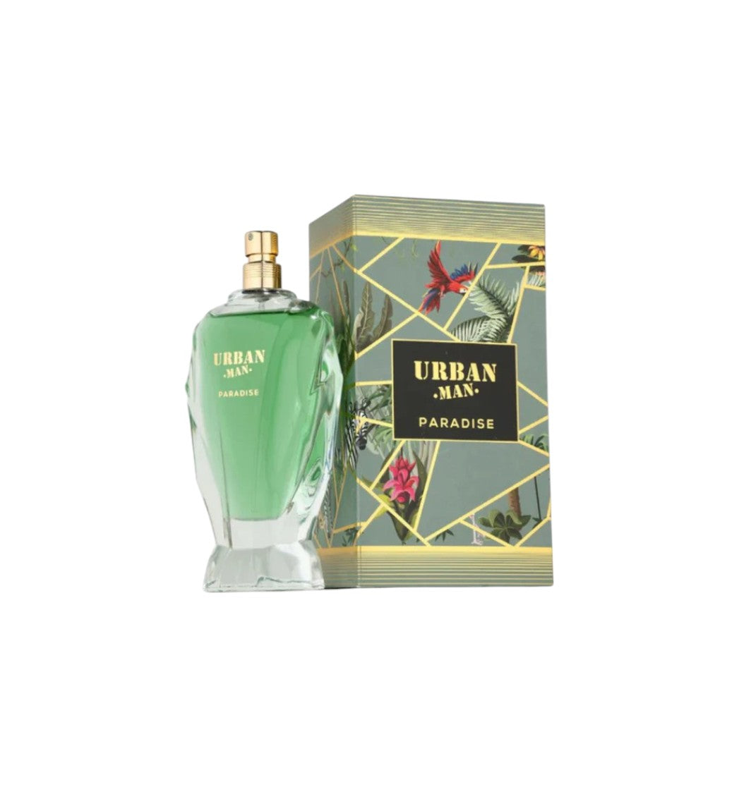 Eau de Parfum Urban Man Paradise Fragrance World 90 ML - PDS SHOP