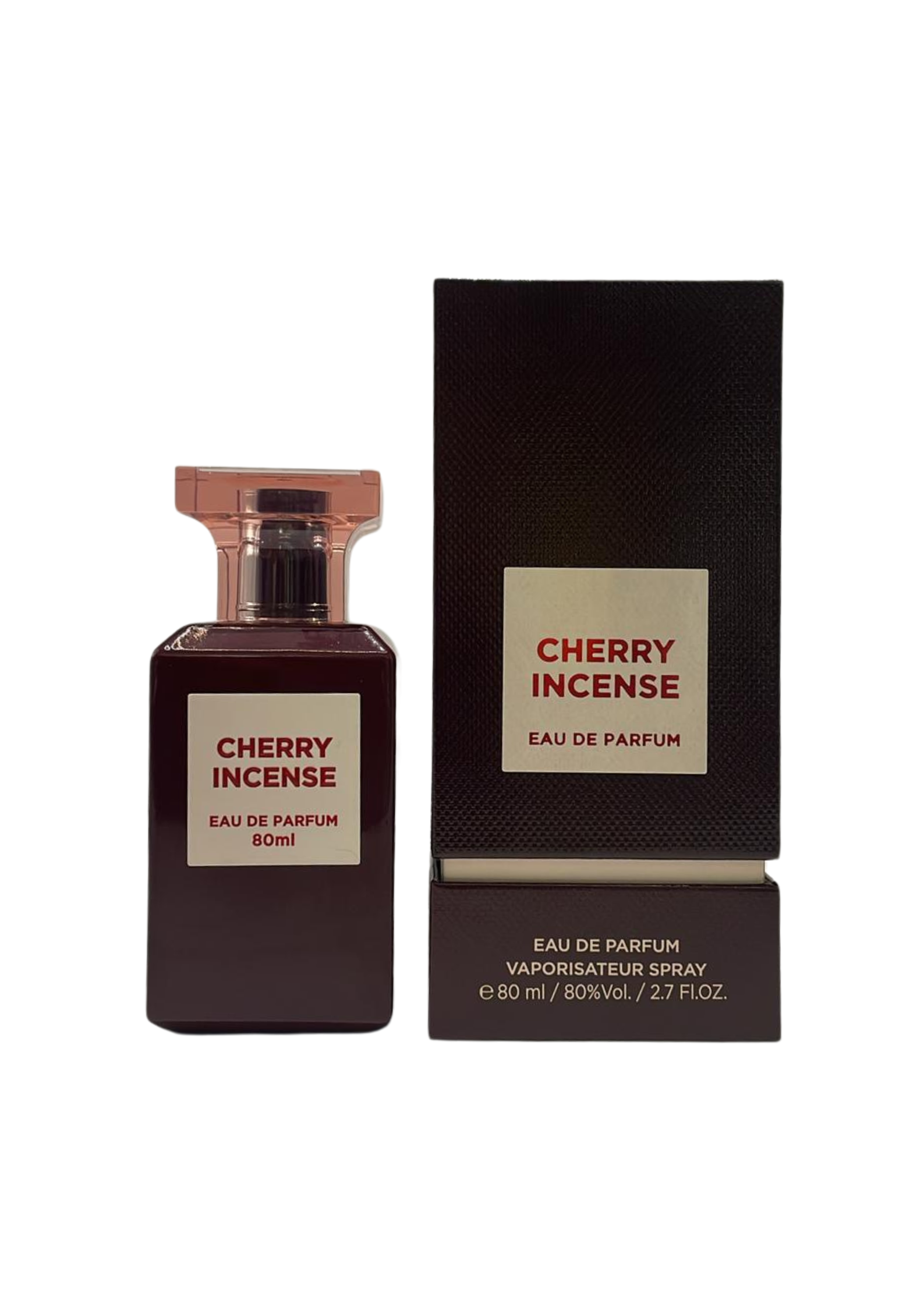 Eau de Parfum Cherry Incense - Fragrance World 80ML