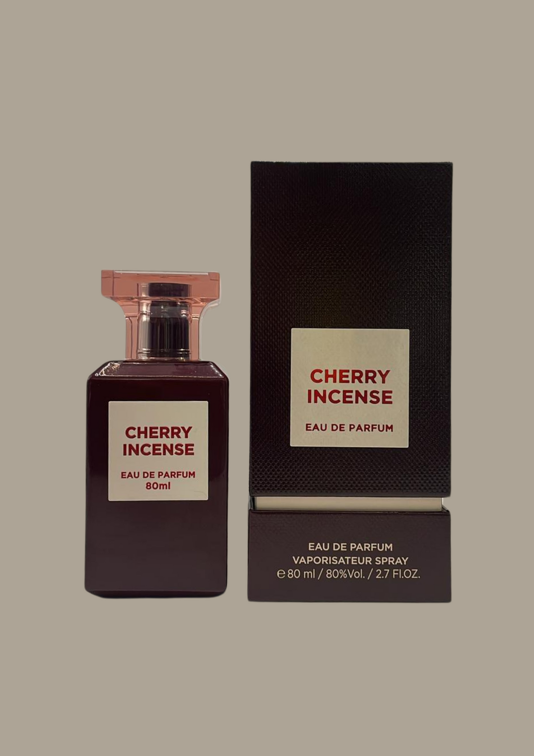 Eau de Parfum Cherry Incense - Fragrance World 80 ML