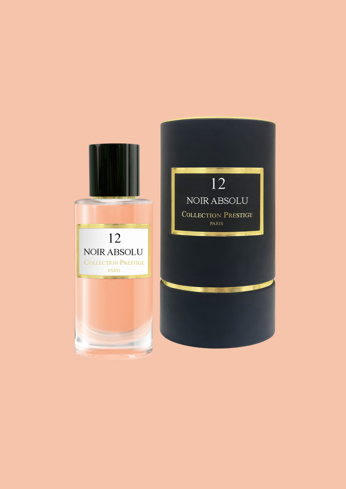 Extrait de Parfum Noir Absolu N°12 - Collection Prestige Paris 50 ML