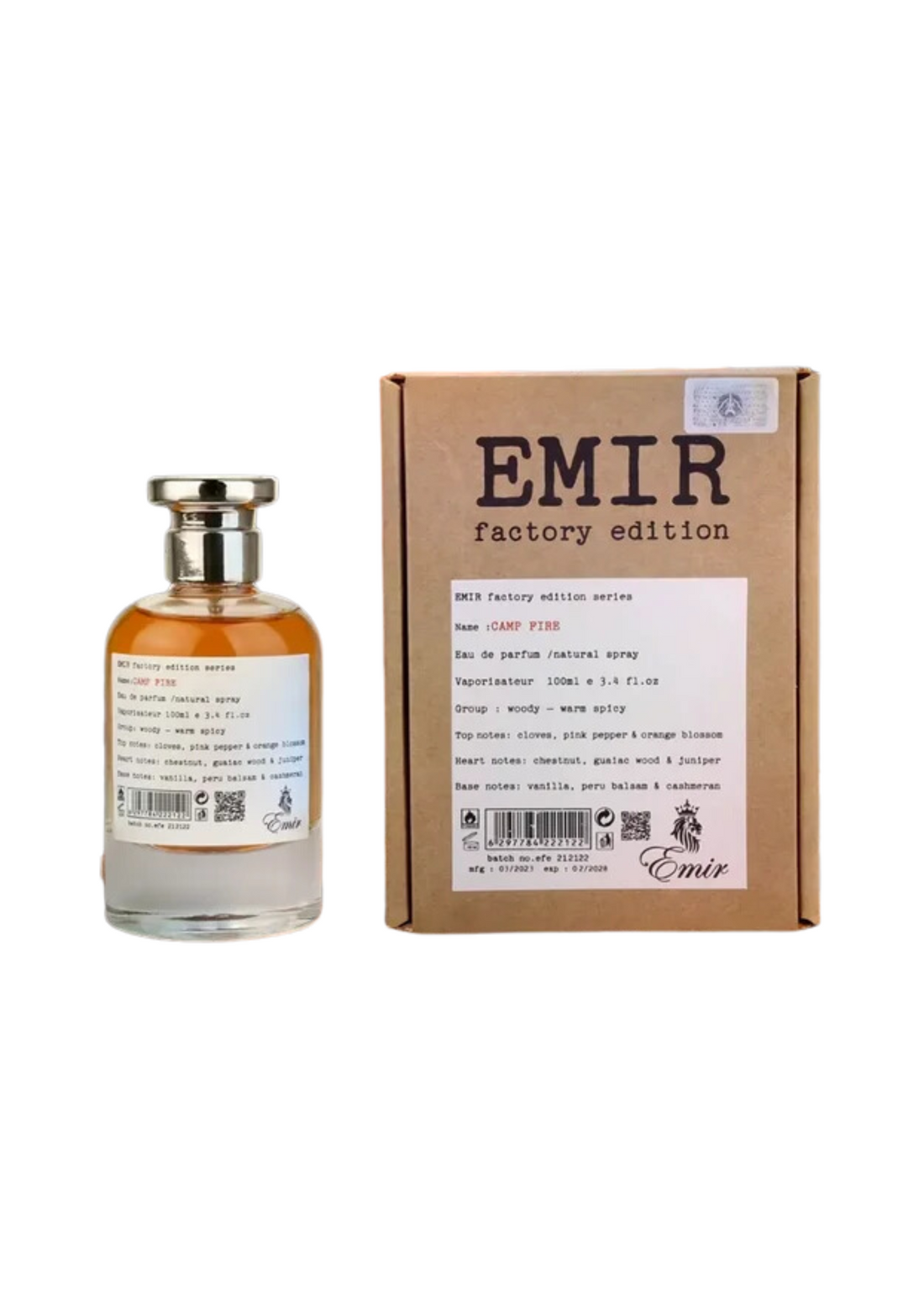 Eau de Parfum Camp Fire - Emir 100 ML