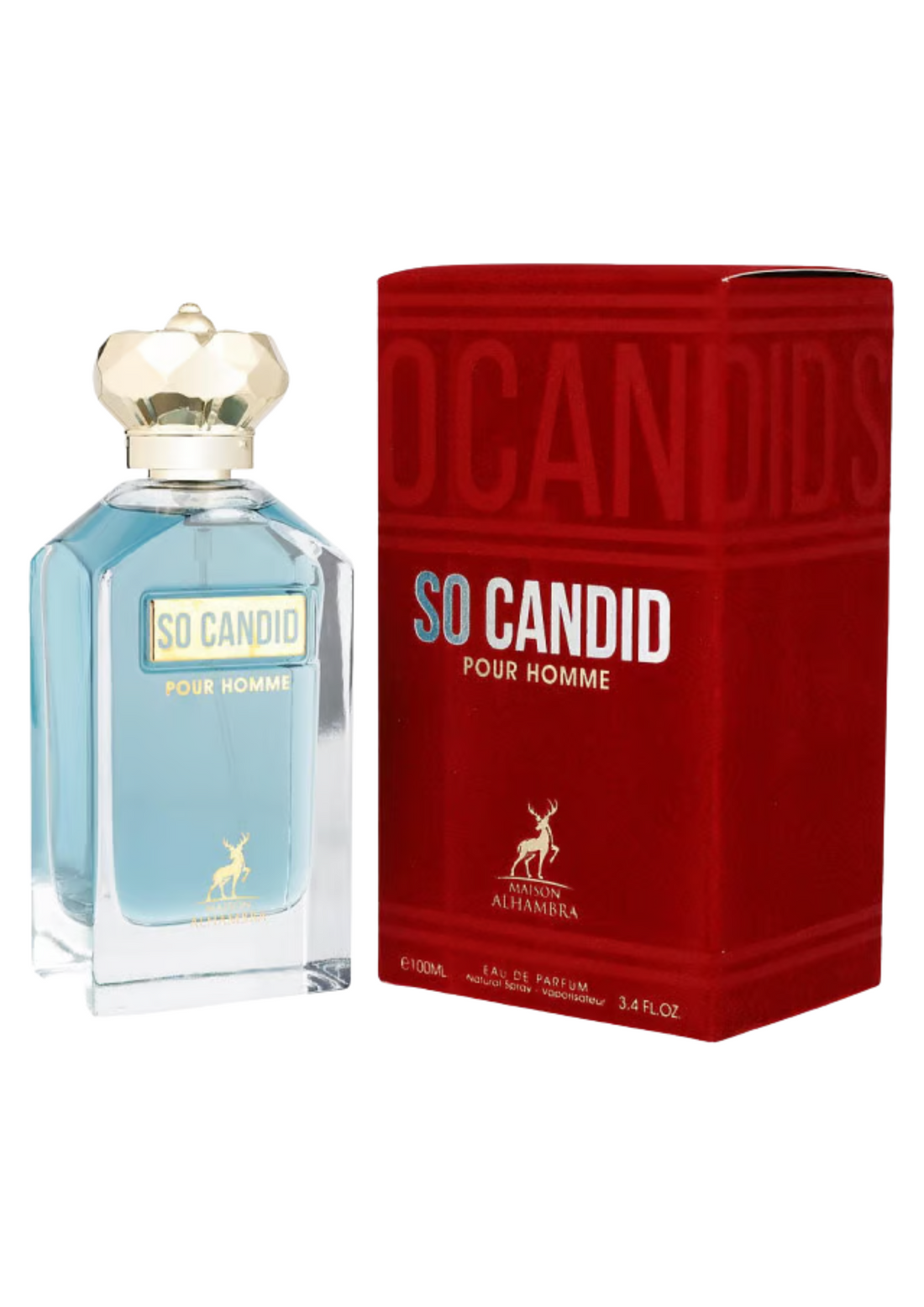 Eau de parfum So Candid Pour Homme - Maison Alhambra 100 ML