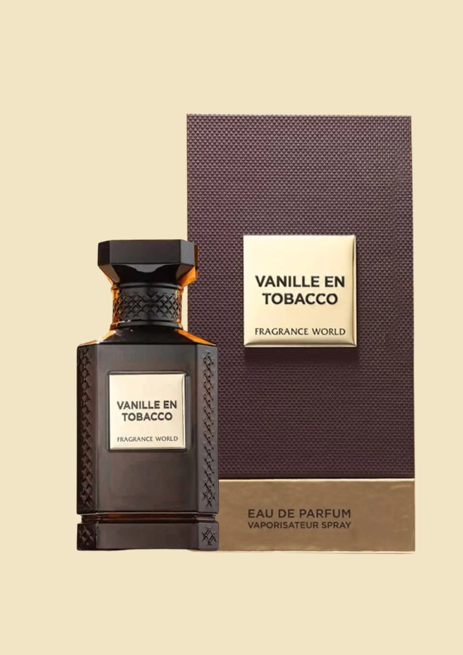 vanille en tobacco by fragrance world Unisex EDP Perfume 80ML fragrance world vanille en tobacco