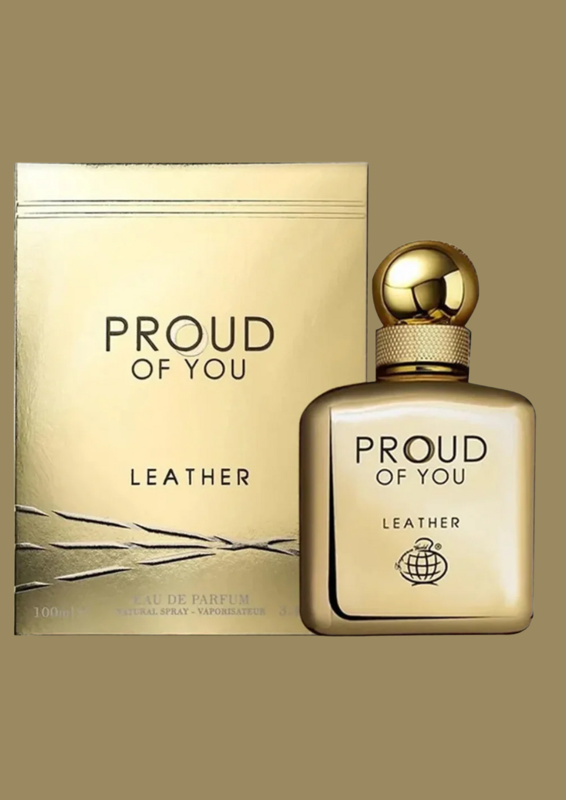 Eau de Parfum Proud Of You Leather - Fragrance World 100 ML