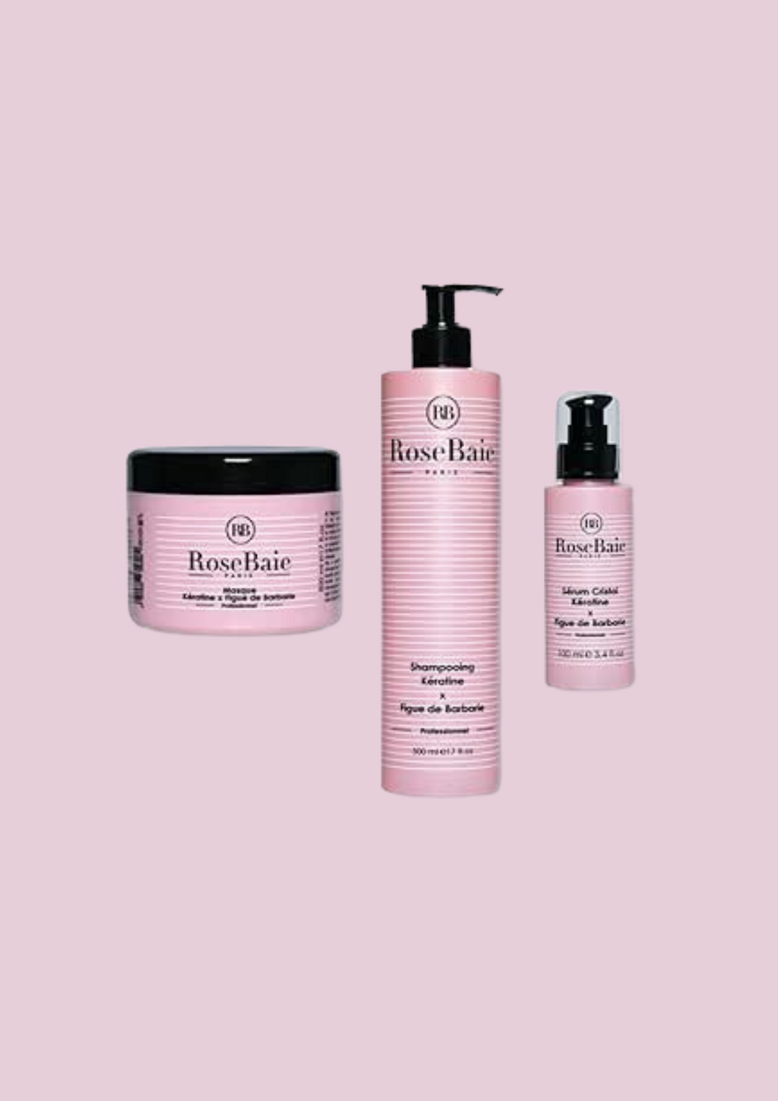 ROSE BAIE - Trio figue de barbarie shampoing masque & sérum