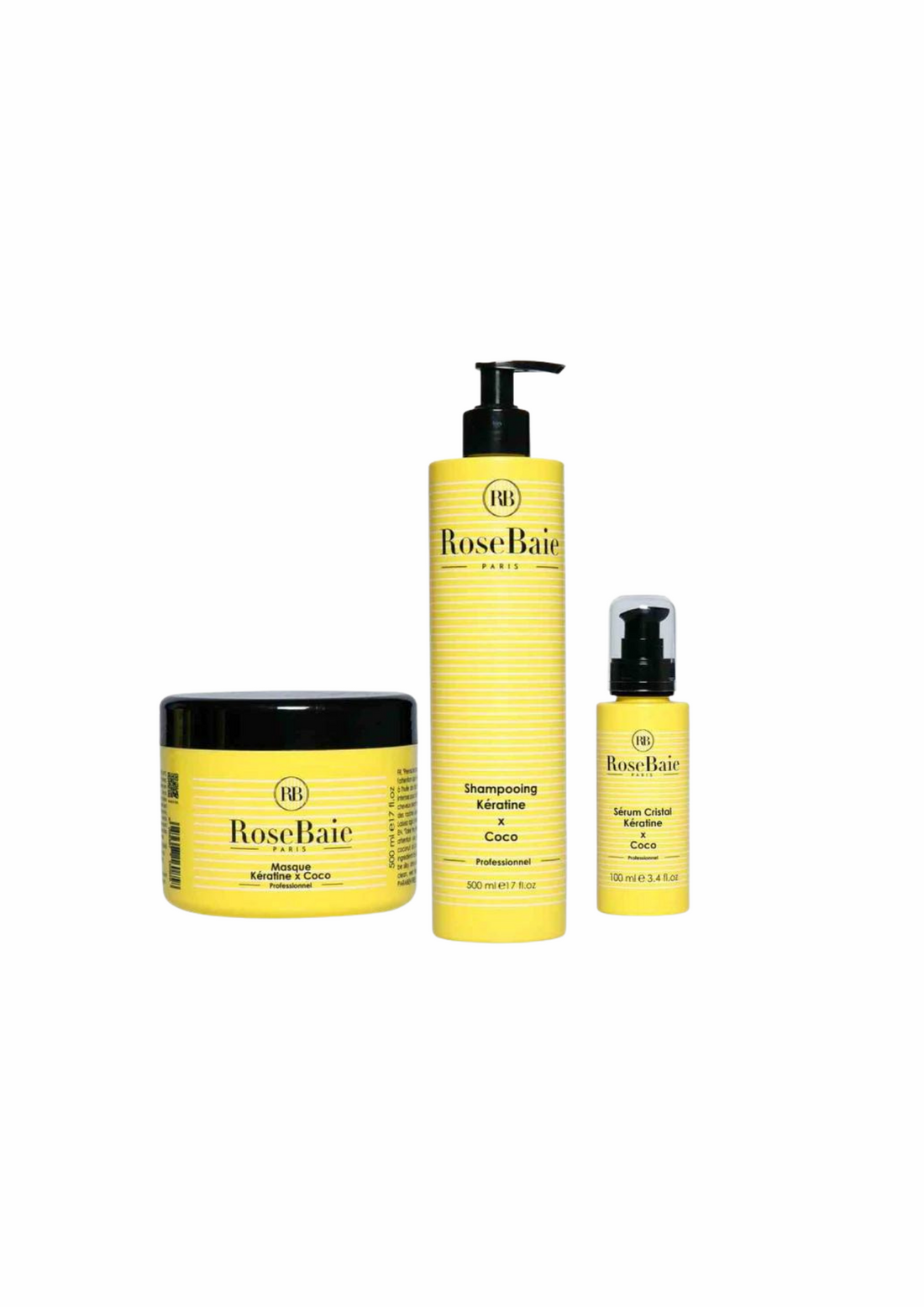 ROSE BAIE Trio coco shampoing masque &amp; sérum - PDS SHOP
