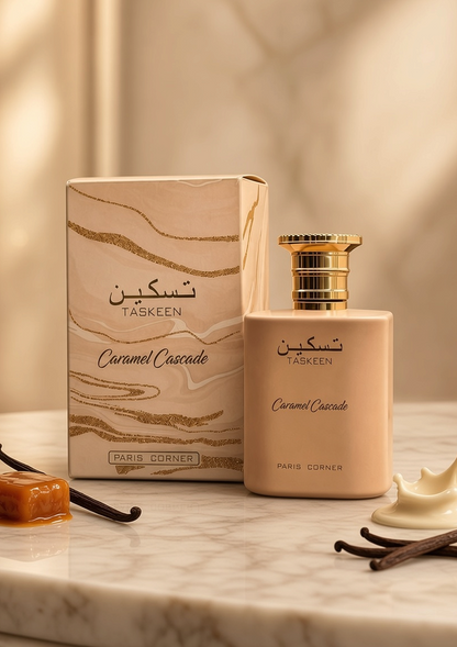 Eau de Parfum Taskeen Caramel Cascade - Paris Corner 100 ML