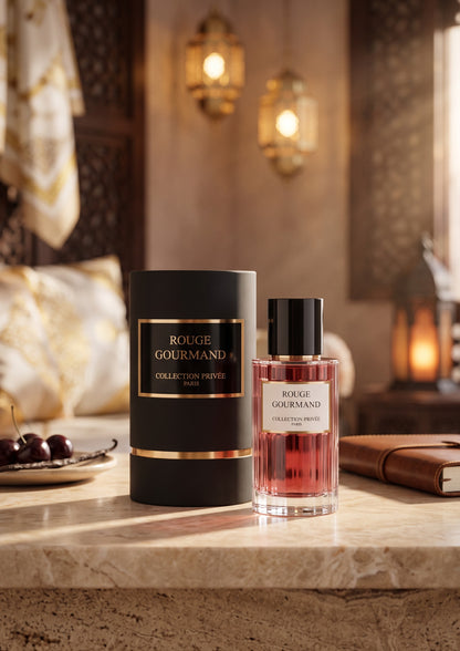 Extrait  de parfum Rouge Gourmand – Collection Privée Prestige 50 ML