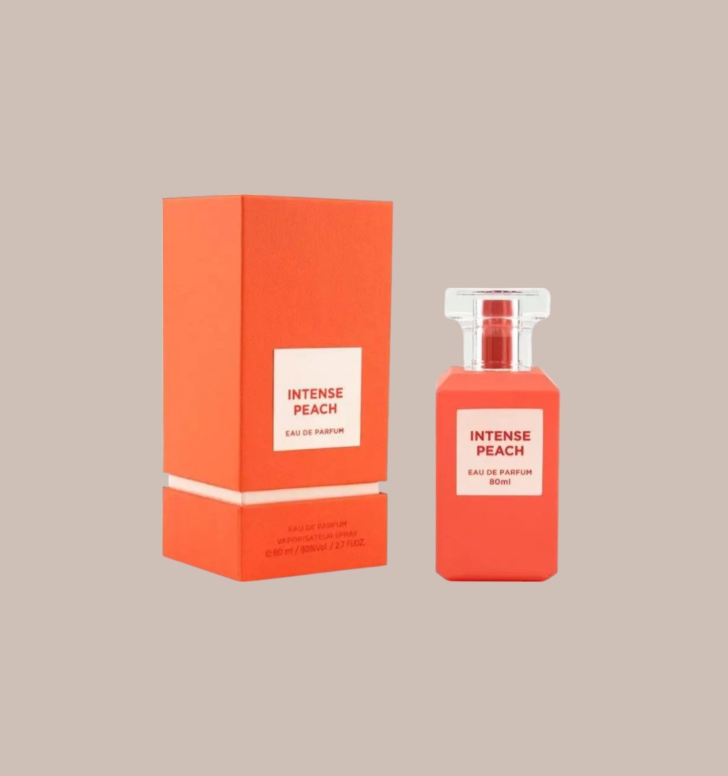 Eau de Parfum Intense Peach - Fragrance World 80 ML