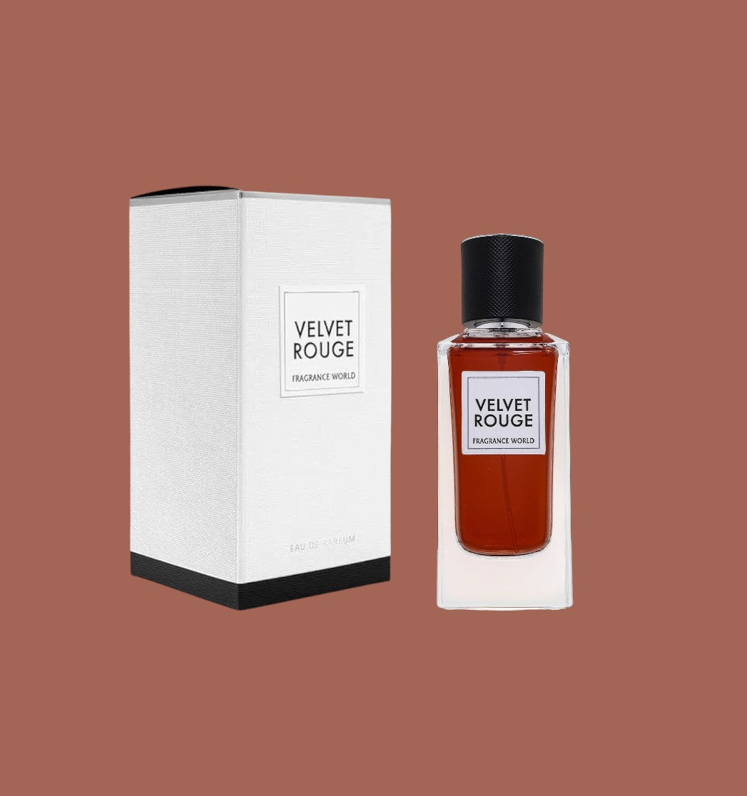 Eau de Parfum Velvet rouge - Fragrance world 100 ML